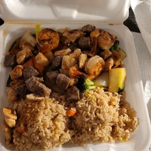 a close up of a takeout box