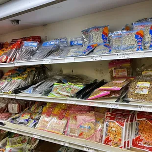 a variety of food items