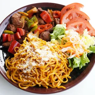 Mi Xao Bo Luc Lac (Shaken Beef Garlic Noodles)