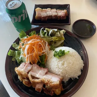 Crispy Pork Belly Rice (Cm Heo Quay)
