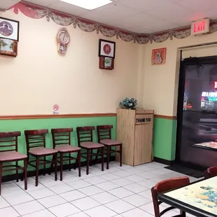 the interior of a restaurant