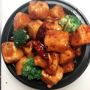 General Tso's Bean Curd
