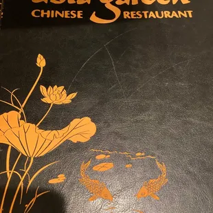 Asian garden menu