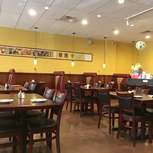 Dining area at Asia Garden.