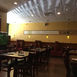 Dining area at Asia Garden.