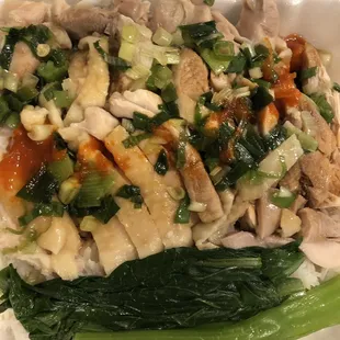 Scallion Steamed Chicken