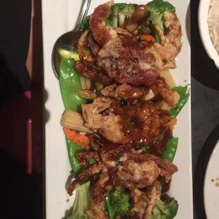 Soft shell crab is a must. Can't knock it till you try it.