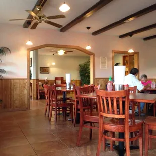 dining area with tables and chairs