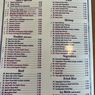 Menu Page 4