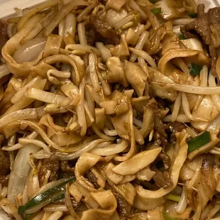 Beef chow funn