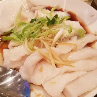 Steamed Sea Bass