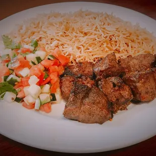 Afghani Lamb Kabob at Asia Market and Restaurant
