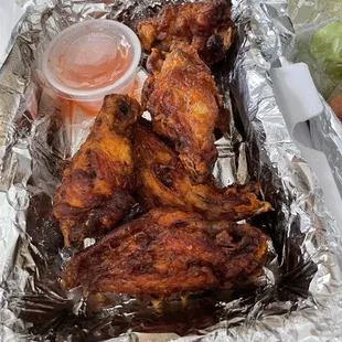 Fried chicken wings