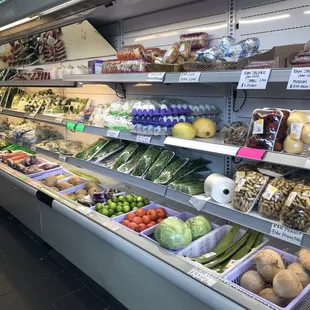 a variety of fruits and vegetables