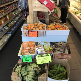 a variety of fruits and vegetables