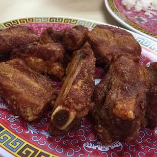 Fried Seasoned Pork Spare Ribs