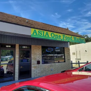 Asia One Food Market in Leesburg. Mostly come for Sushi and Chirashi!