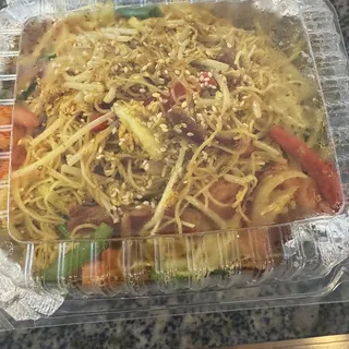 Fried Rice Vermicelli in Singapore Style