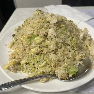 Chicken Fried Rice with Salted Fish