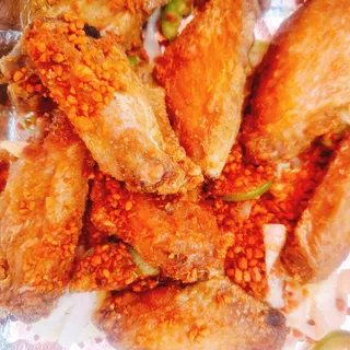 Deep Fried Chicken Wing with Spicy Salt