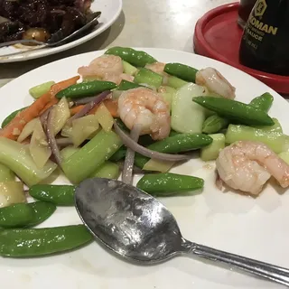 Shrimp with Chinese Vegetables