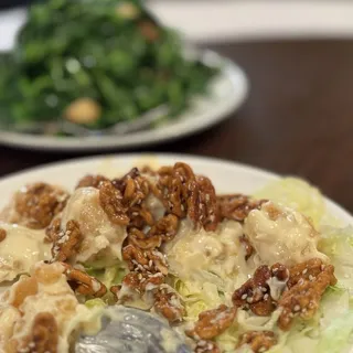 Honey Glazed Walnut Prawns