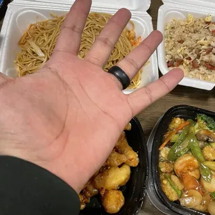 Hand for reference