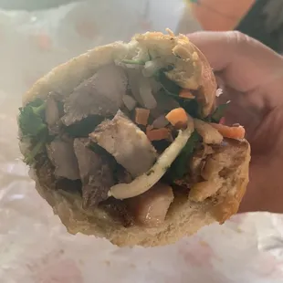 Grilled Chicken banh mi