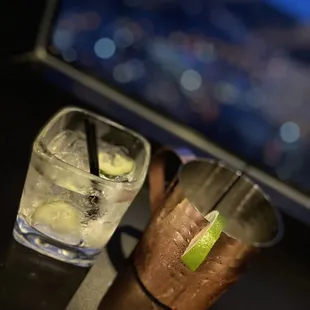 Drinks table side dining.