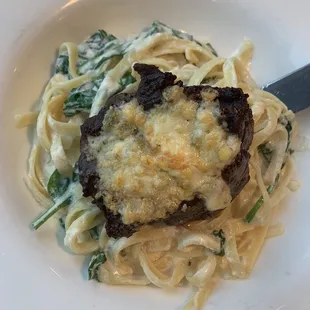 Steak Alfredo Florentine