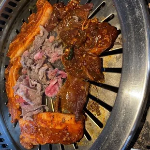 Beef Brisket , Spicy Beef Bulgogi , spicy pork belly