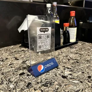 QR code menu