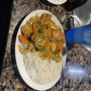 spicy stir fried veggies