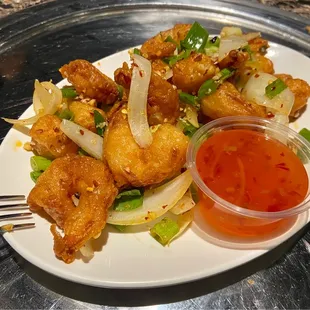 Salt and pepper shrimp.