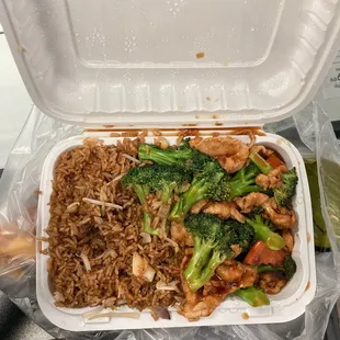 Bussin L1. Chicken with Broccoli Lunch Special