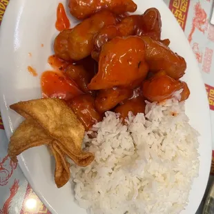 Orange Chicken lunch special