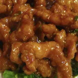 Crispy spicy general Taos chicken