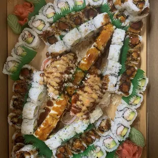 sushi and sashimi, food, sushi, sashimi