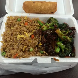 Beef and Broccoli Combo Dinner