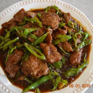 Long Hot Pepper Beef