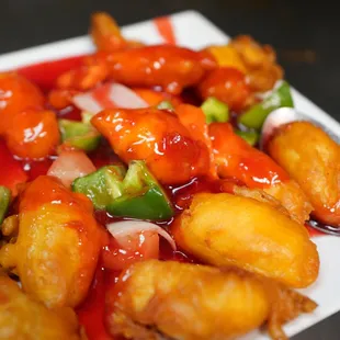 SWEET AND SOUR CHICKEN