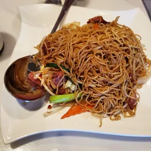 Pork chow mein