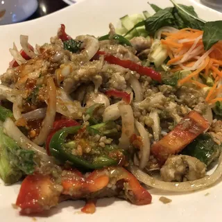 Lemongrass Chicken Over Vermicelli Spicy