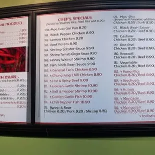 Asian Bowl Menu