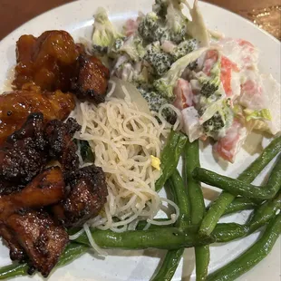 Relatively healthy first plate