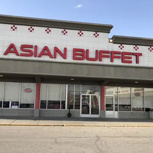 the front of the restaurant