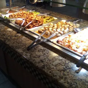 The Asian Buffet: clean and well managed.