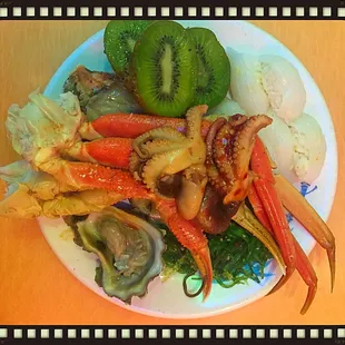 Now it's just gluttony, justified by the hour it took me to drive here.