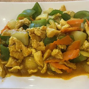 Curry chicken
