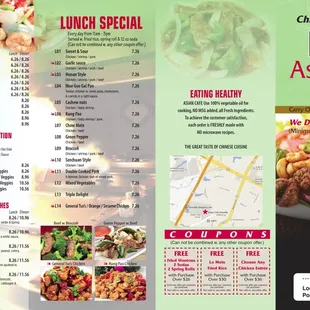 Here is our new Menu! please come check it out!